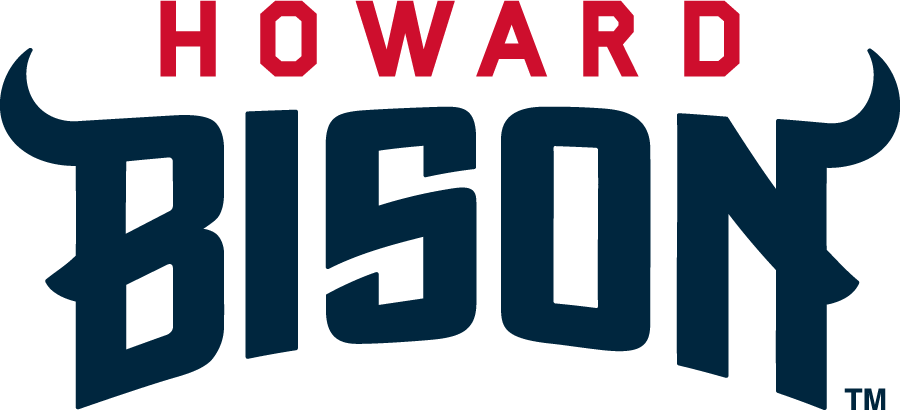 Howard Bison 2015-Pres Wordmark Logo diy iron on heat transfer